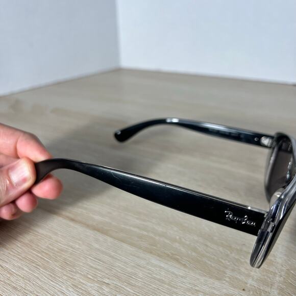Ray-Ban RB4227 6052/8G Sunglasses Cat Eye Black FRAMES ONLY 55-17 main image 10